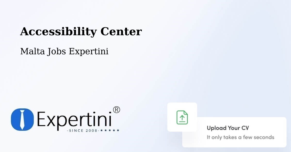 Accessibility Statement – Dingli - Malta Jobs Expertini