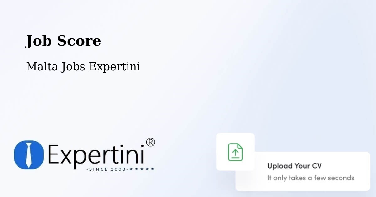 Job Score & Job Description Score Tool – Dingli - Malta Jobs Expertini